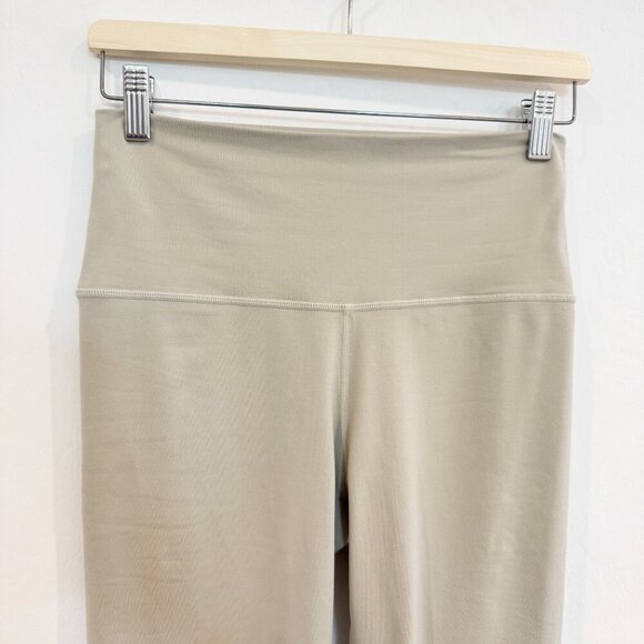 SET Active Luxform High Rise Athletic Leggings Tan Workout Gym Athleisure Large - Picture 2 of 8